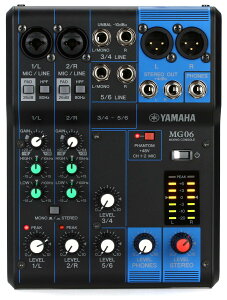yz}n YAMAHA 6`l~LVOR\[ MG06 ōő2 Mic / 6 Line }CNvAvuD-PREv Sȃ^V[V