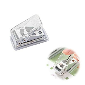 【送料無料】Coollooda 穴あけパンチ ルーズリーフパンチ 1穴 6mm 丸穴 ミニクラフトパンチ 紙用パンチ ハンドメイド作成道具 ルーズリーフ ハンドメイド 使いやすい 多機能穴あけパンチ コン