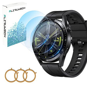 yzLIRUWECH HUAWEI WATCH GT 3 46mm ptB ŒpLbgt t@[EFCEHb`gt3 46mm pیtB 1.43C` X}[gEHb` یtB Yf@ 3DȖʃJo[ Sʕی 
