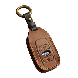 【送料無料】[Kinotaka] スバル専用 スマートキーケース 2023新型インプレッサ クロストレック フォレスター レヴォーグsti BRZ レガシィ アウトバック スマピタくん subaru XV WRX S4 レザー おしゃれ 革 キーホルダー アクセサリー