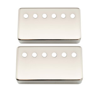 【送料無料】Musiclily Pro 10/10.4mmピッチニッケルシルバーアロイ製ハムバッカーピックアップカバー セット インポートエレキギター用