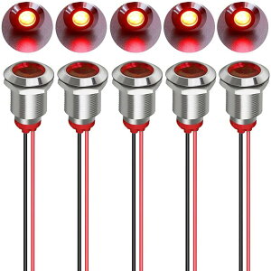 �y���������zKiligen 5�� 12mm 110V-220VAC LED �h���C���W�P�[�^���C�g �p�C���b�g���C�g�V�O�i�� �C���W�P�[�^�i��/��/��/��/���C5 �F�j