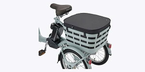 【送料無料】ブリヂストン(BRIDGESTONE) スクエアバスケットカバー(リヤ) BL(ブラック) RBC-FR P6501 A463032BL