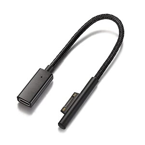 yzSisyphy Surface to Type C PD }[dP[u 0.2mA45w15vȏPDA_v^[Kv [ USB-C P[uKvAMicrosoft Surface Pro7/6/5/4/3 Go3/2/1ASurface Laptop1/2/3/4ASurface Book Ή