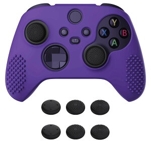 �y���������zeXtremeRate PlayVital 3D Studded��Xbox Series X/S�R���g���[���[�ɑΉ��p�A���`�X���b�v�V���R�[���J�o�[�X�L���A�����e�w�O���b�v�L���b�v6�t���AXbox Core���C�����X�R���g���[���Ή�