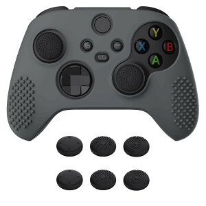 �y���������zeXtremeRate PlayVital 3D Studded��Xbox Series X/S�R���g���[���[�ɑΉ��p�A���`�X���b�v�V���R�[���J�o�[�X�L���A�����e�w�O���b�v�L���b�v6�t���AXbox Core���C�����X�R���g���[���Ή�