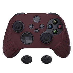 �y���������zeXtremeRate PlayVital Guardian��Xbox Series X/S�R���g���[���[�ɑΉ��p�A���`�X���b�v�V���R�[���J�o�[�X�L���A�u���b�N�̐e�w�O���b�v�L���b�v�t���AXbox Core���C�����X�R���g���[���p