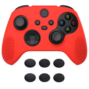 �y���������zeXtremeRate PlayVital 3D Studded��Xbox Series X/S�R���g���[���[�ɑΉ��p�A���`�X���b�v�V���R�[���J�o�[�X�L���A�����e�w�O���b�v�L���b�v6�t���AXbox Core���C�����X�R���g���[���Ή�