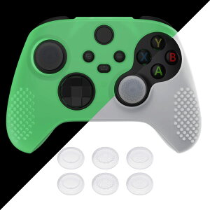 �y���������zeXtremeRate PlayVital 3D Studded��Xbox Series X/S�R���g���[���[�ɑΉ��p�A���`�X���b�v�V���R�[���J�o�[�X�L���A�����e�w�O���b�v�L���b�v6�t���AXbox Core���C�����X�R���g���[���Ή�