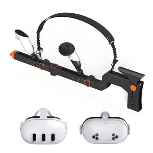 yzFor Meta Quest 3/ Quest 3SΉKXgbN VRpV[eBOQ[gun stock Rg[[p ANZT[ ΐ݌vˌ␳@\ځbtAOE}`|WV