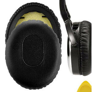 yzGeekria C[pbh QuickFit ݊ pbh {[Y Bose QC3 ON-EAR, QuietComfort 3 wbhzɑΉ Cpbh/C[NbV/C[Jbv veCU[ (ubN)