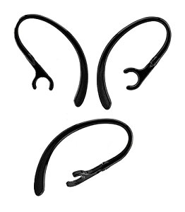 yzSound Waveyzjo[T 360x ] ֗ŉK ^ u[gD[X̃C[tbN 6mm 3{  Black ubN Universal Design Bluetooth Headset Earhook Ear Hook Loop Earloop Clip Bla