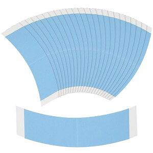 【送料無料】girldate ヘアエクステンションテープ(50枚セット)ウィッグ粘着テープ 強力両面テープ かつら用 交換用粘着テープ ヘアスーパーテープ 強粘着 カーブ設計 隠し可能 透明 毛延