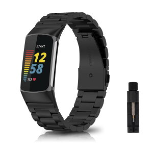 yz[SeGinn] oh Fitbit Charge 6 / Fitbit Charge 5 Ή oh XeX TCY߉\ Ht Xgbv rWlX ɂ₳ YfB[Xp xg 