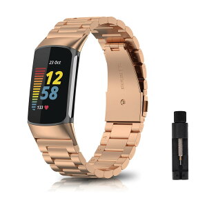 yz[SeGinn] oh Fitbit Charge 6 / Fitbit Charge 5 Ή oh XeX TCY߉\ Ht Xgbv rWlX ɂ₳ YfB[Xp xg 