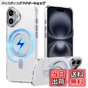 �y���������zPRODELI �P�[�X For iPhone 16 ��p �J�o�[ �ϏՌ� PC+TPU�f�� �y�ČRMIL�K�i�EagSafe�Ή��z�X�^���h�@�\ �w��h�~ �����h�~ ������� ���C�����X�[�d�Ή� �C�菝�h�~ �X�}�z�P�[�X �A�C�t