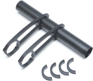 【送料無料】KCNC 軽量 アルミ製 CNCサイクルコンピューターマウント エクステンション ブルべマウント 幅190mm 対応ハンドル径31.8/25.4mm