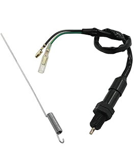 【送料無料】Alpha Rider 汎用 M12 x P1.5mm リアブレーキライトスイッチ リアストップランプスイッチ スプリング付 Suzuki スズキ Honda ホンダ Kawasaki カワサキ Yamaha ヤマハ 等に適用 オートバイ バイ