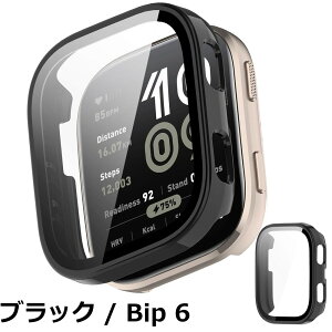�y���������zINIAYOH For Amazfit Bip 6 46mm �J�o�[ Amazfit Bip 6 46mm �ی�P�[�X �����K���X�t�B����+���ϏՌ�PC�t���[�� ���˒ጸ �w��h�~ �y�ʃX�����݌v
