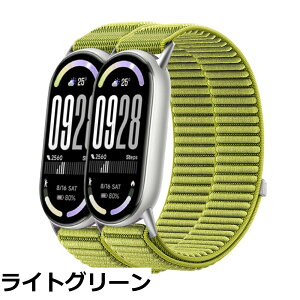 �y���������z[Odejaa] 2�{�Z�b�g �R���p�`�u�� Xiaomi Smart Band 10/9/8 �����o���h mi band 9 �ւ��o���h mi strap 8 �����x���g �i�C���� �҂ݍ��� �f�� �}�W�b�N�e�[�v���� �ϋv�� �e�͐� �L�k�� �_� 