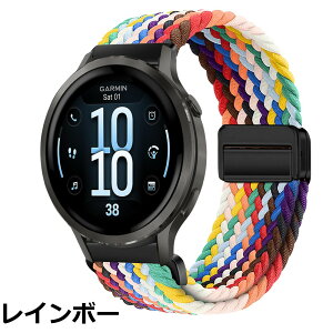 �y���������z[KeeFos] 18mm �o���h Garmin(�K�[�~��) Venu 4 41mm/Venu 3S 41mm/2S/Forerunner 265S/255S/255S Music/Vivoactive 4S 40mm/Vivomove 3S 39mm/Active S/Move 3S �Ή� �����o���h �i�C���� �ґg �ւ��x���g ���C�o�b�N���t