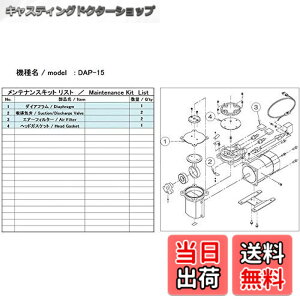 �y���������z�A���o�b�N�@�H ULVAC DAP-15�p�����e�i���X�L�b�g DAP-15