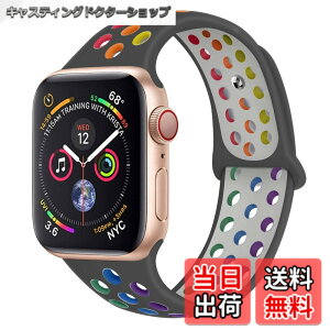 �y���������zAnkersaila �o���h �Ή� iWatch,�A�b�v���E�H�b�` �p�X�|�[�c�^�V���R�������o���h Compatible with iWatch Series 7/6/SE/5/4/3/2/1 (42mm/44mm/45mm, �ΒY�D/�}���`�J���[)