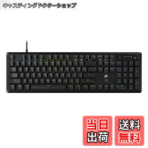 �y���������zCORSAIR K70 CORE ���j�A RGB �Ԏ��Q�[�~���O�L�[�{�[�h �L�[�L���b�v�����\ ���{��z�� �u���b�N CH-910971E-JP