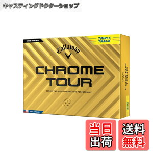 �y���������z�L�����E�F�C(Callaway) �S���t�{�[�� CHROME TOUR YLW 24 TRIPLE TRACK 1�_�[�X(12����) 4�s�[�X�\�� �g���v���E�g���b�N �C�G���[