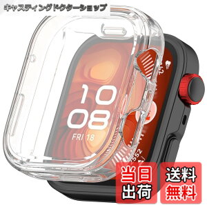 �y���������zAnkersaila �P�[�X �Ή� Huawei fit 4/Huawei fit 4 pro,�P�[�X �J�o�[ TPU �S�ʕی� �J�o�[ �y�� �ϏՌ��� �C�菝�h�~ �����ߗ� �E���ȒP (�N���A, Watch fit 4 pro)