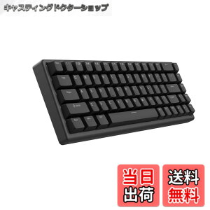 �y���������zArbiter Studio �Q�[�~���O�L�[�{�[�h ���s�b�h�g���K�[�Ή� ���C�X�C�b�` TENKO Polar 65 + �A���~�t���[�� 65% Just Black ���{���K�㗝�X�i