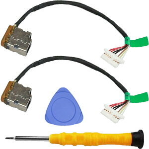 �y���������zZHUROUPU HP �̃p�r���I�� 799749-S17 799749-Y17 799749-F17 799749-T17 �̂��߂̍`�̎��ւ��𖞂��� 2 PC DC �d���W���b�N �P�[�u��������p���уv���X�\���̃X�N�����[�h���C�o�[���t��