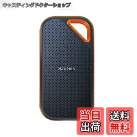 【送料無料】SanDisk 4TB Extreme PRO Portable SSD - Up to 2000MB/s - USB-C, USB 3.2 Gen 2x2 - External Solid State Drive - SDSSDE81-4T00-G25