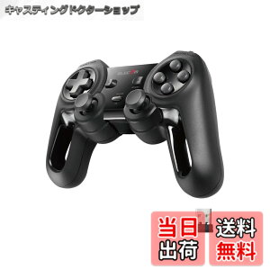 �y���������z�G���R�� ���C�����X �Q�[���p�b�h 13�{�^�� Xinput �U�� �A�� ���ϋv �u���b�N JC-U4113SBK