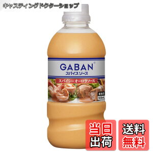 �y���������zGABAN �M���o�� �X�p�C�X�\�[�X �X�p�C�V�[�I�[�����\�[�X 500ml �T�C�Y�F500�~�����b�g�� (x 1)