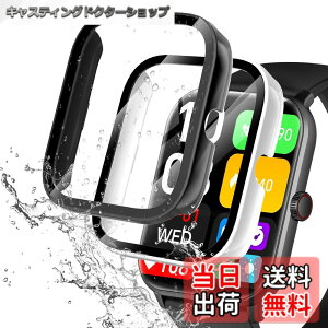 �y���������zredmi watch6 �P�[�X �F�F�u���b�N+�z���C�g�A�T�C�Y�FVialove KW105-G01(�u���b�N+�z���C�g)