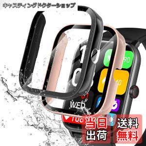 �y���������zredmi watch6 �P�[�X �F�F�u���b�N+�s���N�A�T�C�Y�FVialove KW105-G01(�u���b�N+�s���N)