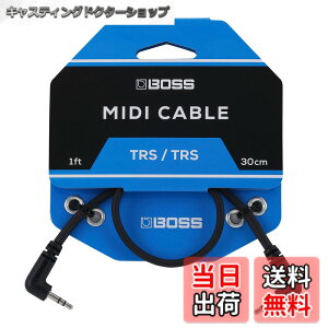 �y���������z�{�X BOSS MIDI�P�[�u�� MIDI Cable 3.5mm TRS/TRS LL �y�_�� MIDI�R���g���[�� 200�V���[�Y GT-1000CORE EV-1-WL �Ή� �T�C�Y�F30cm