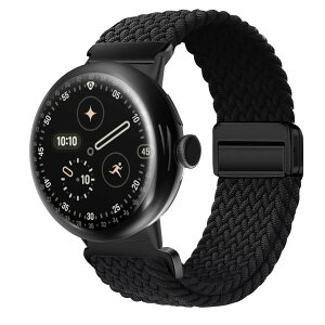 �y���������z[KeeFos] �o���h Google Pixel Watch 4 45mm 2025/Google Pixel Watch 3 45mm �Ή� �����o���h �i�C���� �ґg �X�g���b�v ���C�o�b�N���t�� �}�O�l�b�g���o�b�N�� �ւ��x���g �ʋC�� �L�k�� �X�|�[