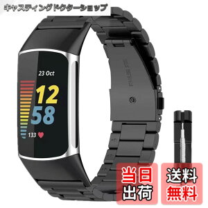 �y���������zAnkersaial �o���h �Ή� Fitbit Charge 6/ Fitbit Charge 5,�����o���h �r�W�l�X�� �X�e�����X�� �T�C�Y���߉\ �����H��t�� �����x���g �ւ��x���g �R���p�`�u�� �F�F�u���b�N�A�T�C�Y�F