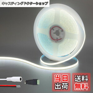 �y���������z�N���A�q���iClearhill�j12V 5mm�� COB LED�X�g���b�v���C�g�i�d���ʔ��j400LEDs/M�A5521DC���X�R�l�N�^�[�t���A10W/M�ACRI90�A���b�L���H���ʃp�l�����C�g�X�g���b�v�AIP20�i��h���j �F�F