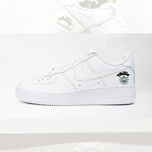 Chillin' × Castle Records / Custom Sneakers -AIR FORCE 1- (WHITE)