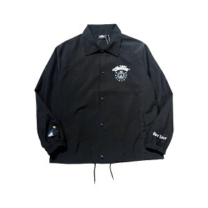 Chillin' × Castle Records / MUSIC LOVER COACH JACKET (BLACK)