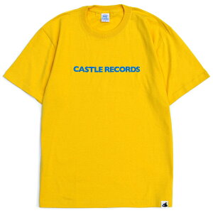 CASTLE-RECORDS T-shirts �g12th�h (BANANA x BLUE)