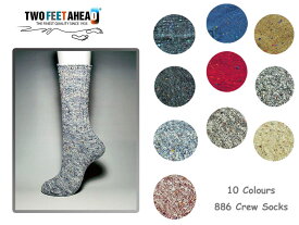 ＜ネコポス対応＞【TWO FEET AHEAD】トゥーフィートアヘッド Crew Socks クルーソックス