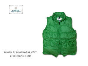 �y���������z�yCrescent Down Works�z�N���Z���g�_�E�����[�N�X 301 DR North by North West Vest �O���[�� ���f�B�[�X�t���[�T�C�Y