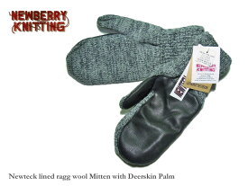 【NEWBERRY KNITTING】ニューベリーニッティング Mens Mitten メンズ・ディアスキン・ミトン手袋