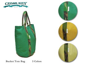 【Cedar Key】シダーキー　Bucket Tote Bag Mediumキャンバス・バケツ型トートバッグ