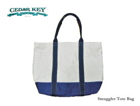 【送料無料】【Cedar Key】シダーキー Smuggler Tote Bag スマグラートートバッグNatural/Navy