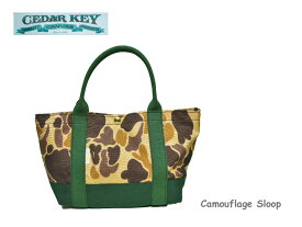 【Cedar Key】シダーキー Sloop Camouflage Tote スループトートバッグ HunterGreen（ハンターグリーン）